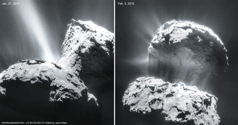 Rosettas Comet Really Blows Up In Latest Images Universe Today