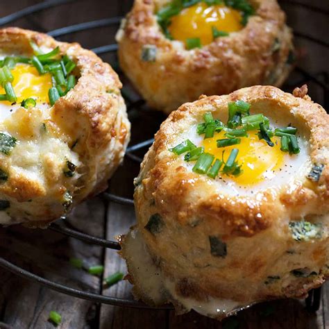 Cheddar Chive And Egg Buttermilk Biscuits Seasons And Suppers