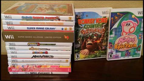 My Nintendo Wii Collection Fall 2013 Youtube