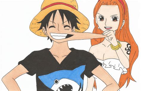 Luffy And Nami By Sweetstar17 On Deviantart