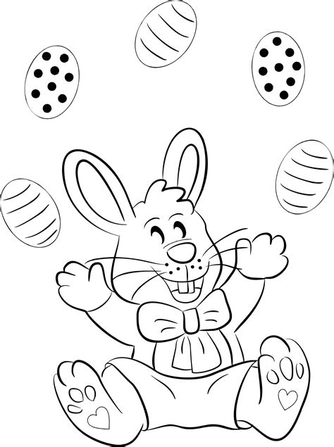 Easter Bunny Line Drawing At Getdrawings Free Download