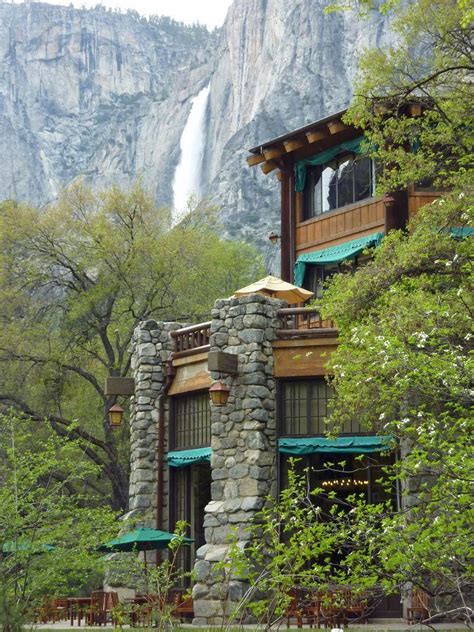 Ahwahnee Hotel And Yosemite Falls Yosemite National Park California