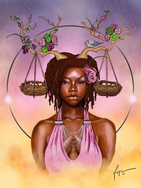 Libra By Sheebamaya On Deviantart Libra Art Black Girl Magic Art