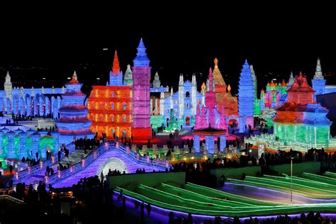 The Harbin International Ice And Snow Sculpture Festival