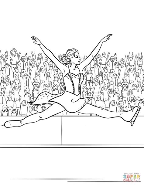 Get this free winter coloring page and many. Ice Skating Performance coloring page | Free Printable ...