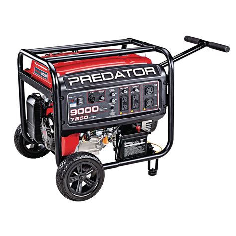 In summary, the predator 9000 is a powerful, portable generator. PREDATOR 9000 Watt Max Starting Extra Long Life Gas ...