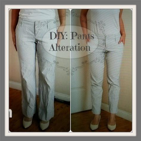 Easy Diy Pants Alteration 12 Altering Clothes Pants Easy Diy