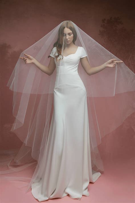 Simple Wedding Veil A20 Cathedral Veil A20 Wedding Veil