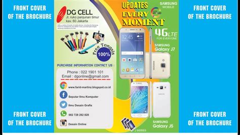 Coreldraw Tutorial Brochure Design Smartphone Samsung J5 And J7 Front