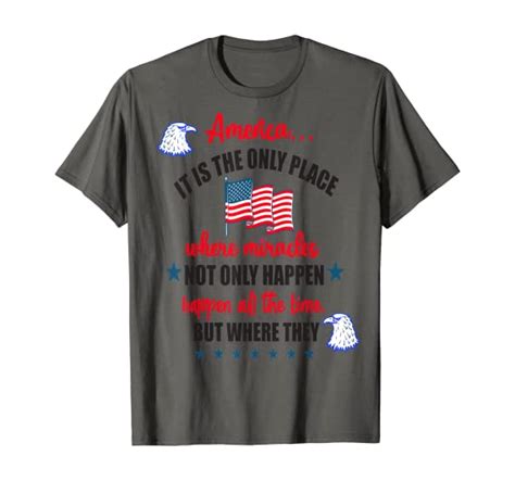 Happy Independence Day For America T Shirt T Shirt Clothing