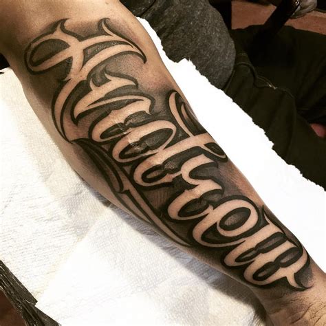 Last Name Tattoos On Forearm 2022 At Tattoo