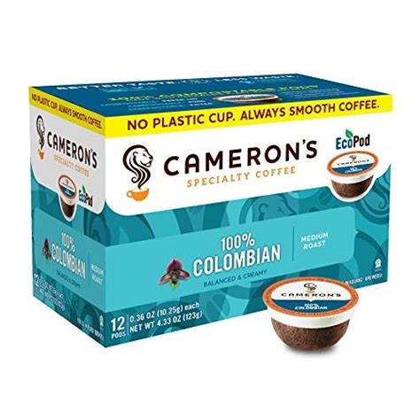 ( 15 customer reviews) $ 6.99. Cameron's Coffee Single Serve Pods, 100% Colombian,