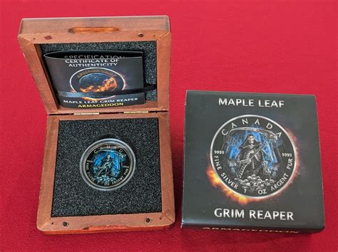 Kanada 5 Dollar Silbermünze mit Farbapplikation 2016 Maple Leaf