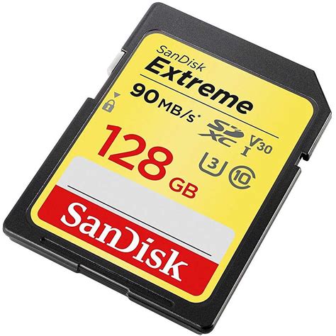 Sandisk Extreme Memory Sdxc Card 128 Gb Classe 10 Hard Disk Storage
