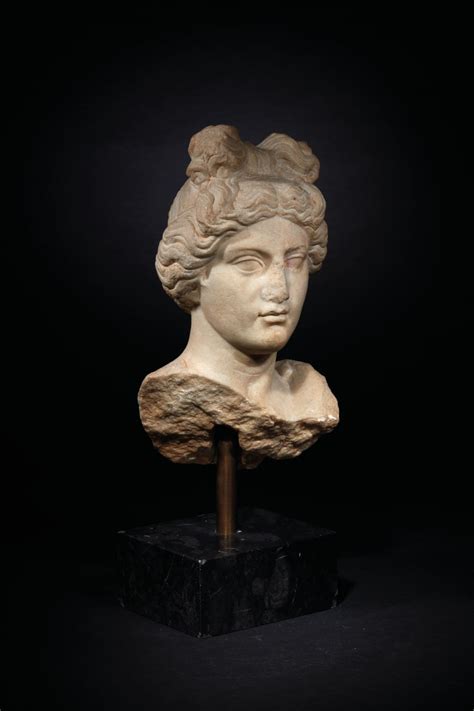 A Roman Marble Head Of Venus Circa 2nd Century Ad Christies