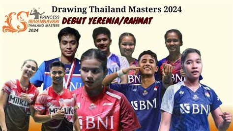 Hasil Drawing Thailand Masters Debut Pasangan Pramudya Rahmat