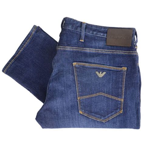 Emporio Armani J Slim Fit Dark Wash Denim Jeans Clothing From N