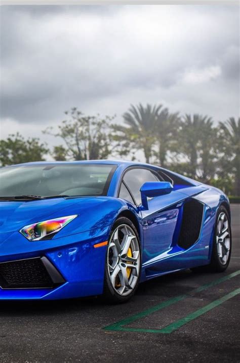Blue Aventador Sports Cars Luxury Super Cars Lamborghini