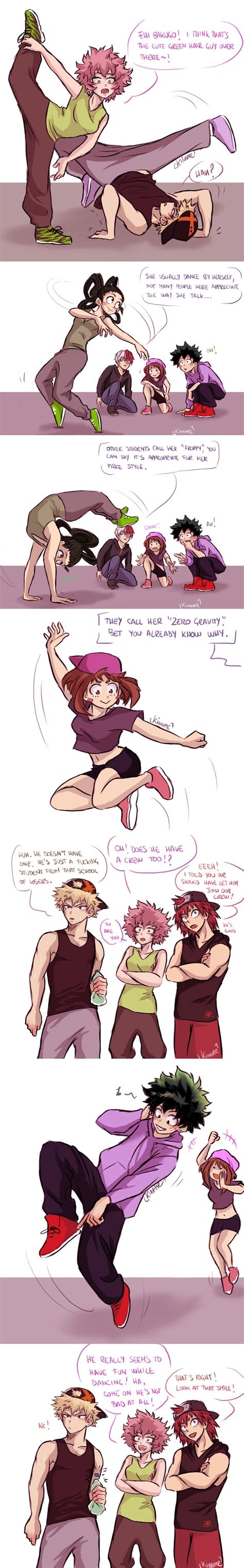 Bakugou Katsuki And Ashido Mina And Tsuyu Asui And Todoroki Shouto And Uraraka