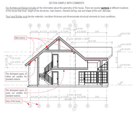 House Plan Section Elevation Dwg