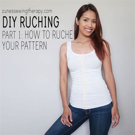 Simple And Easy Tutorial On How To Add Ruching To Any Pattern You Have