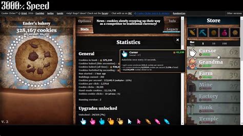 Two And A Half Hours In Six Minutes Cookie Clicker First Billion