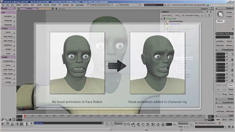 Face Robot Workflow Part 11 Using Face Robot Animation In A