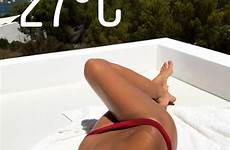 alexis ren topless nude nudes pool instagram beach collection model scandalplanet
