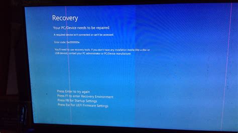 Boot Recovery Your Pcdevice Needs To Be Repaired Ask Ubuntu