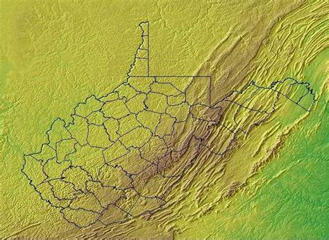 West Virginia Geography West Virginia Regions And Landforms