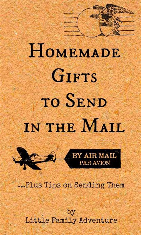 Maybe you would like to learn more about one of these? Homemade gifts to send in the mail