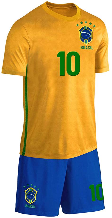 Bestseller und aktuelle angebote für trikots von brasilien. Blackshirt Company-Brasilien Kinder Trikot Set Fußball Fan ...