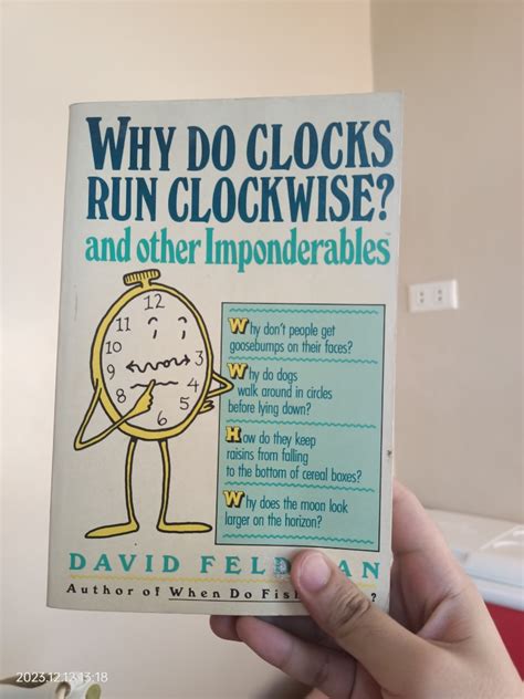 Why Do Clocks Run Clockwise Hobbies Toys Books Magazines