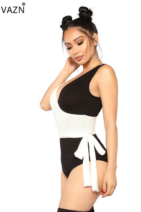 Vazn 2018 Fashion Bandage Solid Women Sexy Short Dress V Neck Mini Dress Ladies Sleeveless Night