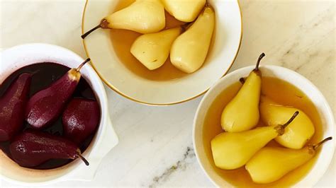 How To Poach Pears Bbc Food