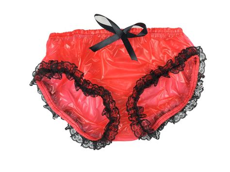 Haian Plastic Bikini Panties Pvc Underwear 3 Pack Medium
