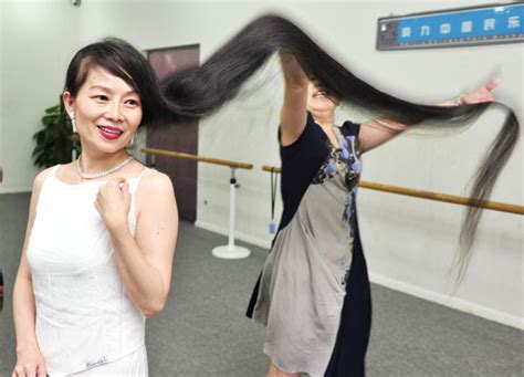 Woman Keeps 17 Meter Long Hair Cn