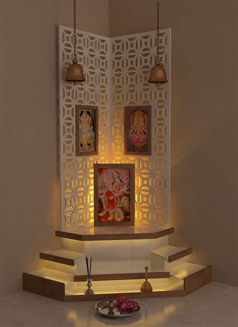Best Pooja Room Design By Interior Designer Kamlesh Maniya India