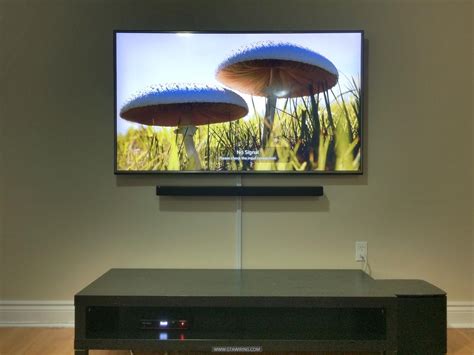 I am fairly sure i don't need to use conduit for my nm 12/2 w/ ground. TV wall mounting with Soundbar installation. Cables ...