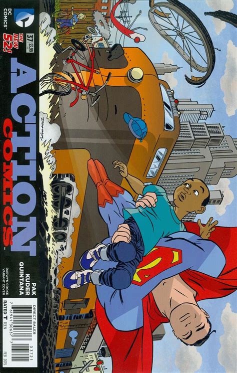 Action Comics Vol 2 37 Cover B Variant Darwyn Cooke Comic Books Art