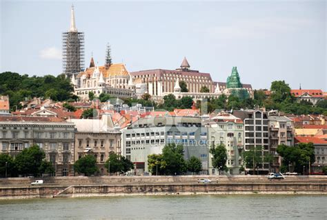 Historical Buildings Of Budapest City Stock Photos