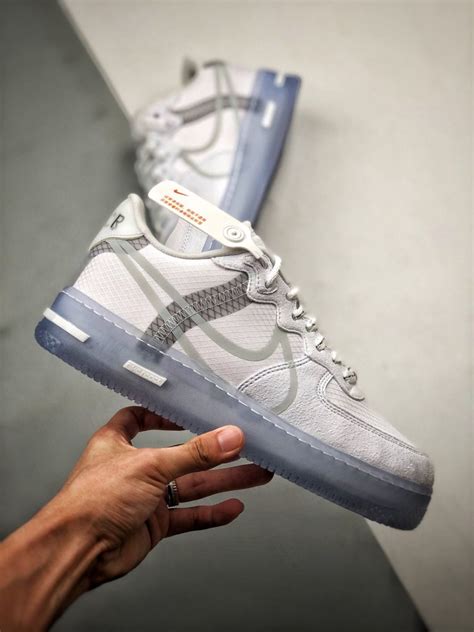 Nike Air Force 1 React White Ice Cq8879 100 For Sale Sneaker Hello