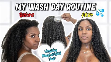 Wash Day Routine For Healthy Hair Natural Hair Wash Day C A Hair