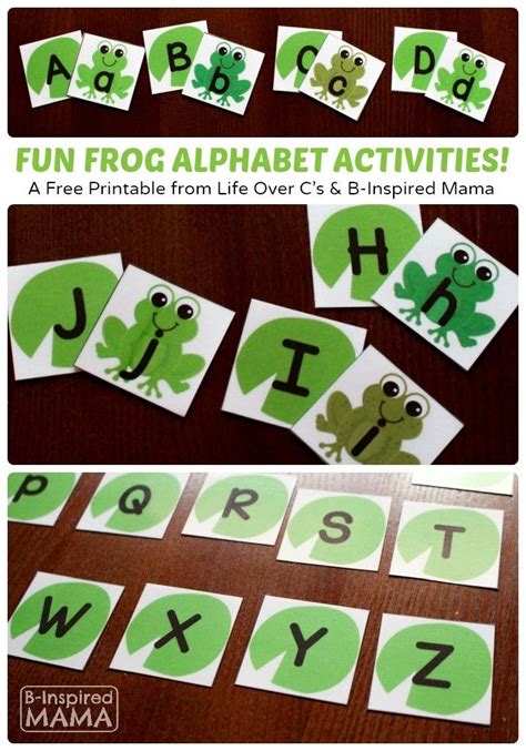 Free Frog Printable Alphabet Activities Alphabet Activities Frog