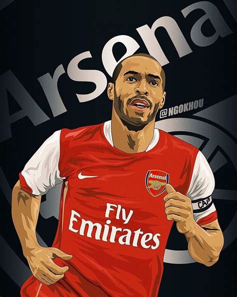 Arsenal Fc Arsenal Football Football Art Football Club Thierry