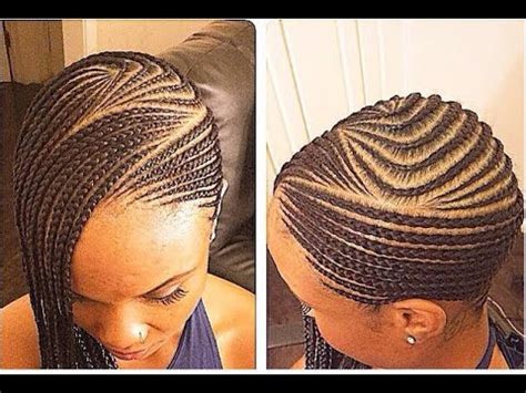 For most women it's almost impossible to hold a braid another mohawk inspired by braids, this one in the shape of a tunnel. African American braided hairstyles - YouTube