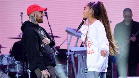 Mac Miller And Ariana Grande Perform On Stage During - Ariana Grande ...