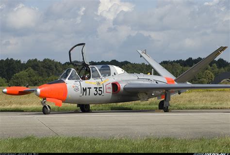 Fouga Cm 170r Magister Belgium Air Force Aviation Photo 1295767