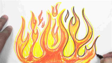 Realistic Flame Drawing At Explore Collection Of