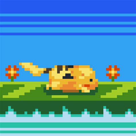 Pikachu Pixel Art  Juliettsq